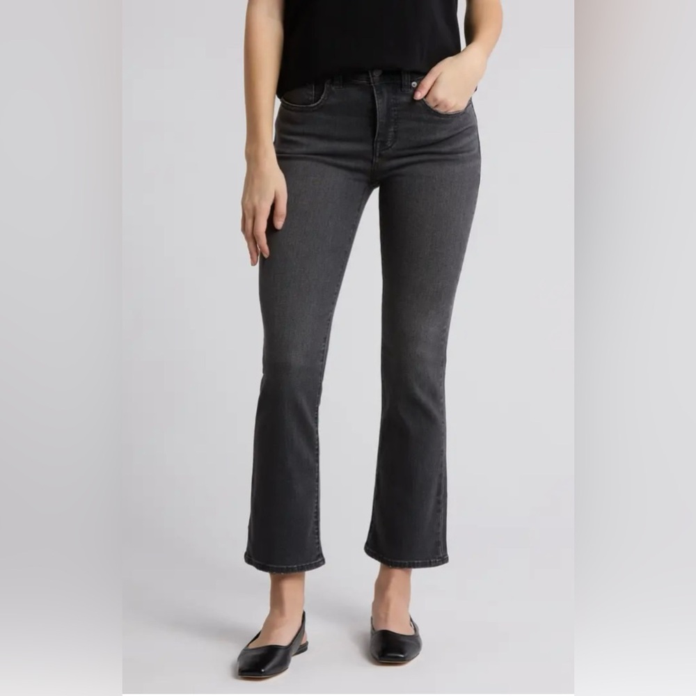 Madewell mid rise kick out Black Women's Jeans